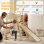 Aiyaplay 6 En 1 Triángulo De Escalada Montessori Con Plataforma Madera Natural