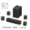 Barre de Son Ultimea Aura S4T 7.1 Canaux Bluetooth Subwoofer SurroundX Noire