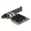 Tarjeta de Red Delock 90891 PCI Express USB 3.2 20 Gbps Low Profile