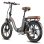 Bicicleta Eléctrica Fafrees F20 Pro Motor 250W Batería 36V 18Ah Neumáticos 20" Frenos Disco