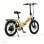 Bicicleta Elétrica Pixar Rusher 250w 48v 12.8ah 20x3 Amarela Freio Disco