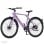 Bicicleta Elétrica Pixar Amano S900 250w 36v 10ah 28x1.75 Freios Hidráulicos Roxa
