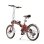 Bicicleta Elétrica OneSport OT02 Pro 250W 36V 20" Vermelha