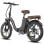 Bicicleta Elétrica Fafrees F20+ Pro 250W 36V 25Ah 20" Preto