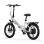 Bicicleta Elétrica Pixar Rusher 250w 48v 12.8ah 20x3 Branca Freio Disco