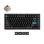 Teclado Keychron Q1 Ultra 75% com switches Silk POM Red Linear e RGB