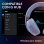 Auriculares Logitech G G325 LIGHTSPEED sem fios Bluetooth gaming com microfone lilás