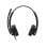 Auriculaires Poly Mission 425 filaires USB-C USB-A avec réduction de bruit noirs