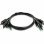 Cable KVM StarTech DisplayPort Doble 1,8m USB 2.0 Audio 3.5mm