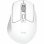 Souris Trust Niven RF Wireless Bluetooth 3200DPI Blanc USB-C 7 Boutons