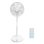Ventilateur sur Pied Grunkel FS-14T 25W 35cm 12 Vitesses Ultra Silencieux Télécommande Minuterie