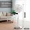 Ventilateur sur Pied Grunkel FS-14T 25W 35cm 12 Vitesses Ultra Silencieux Télécommande Minuterie