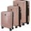 Tandem Set 3 Maletas Rígidas Expandibles Cabina 41l Mediana 68l Grande 76l Ruedas 360º