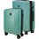 Tandem Palma Set 2 Maletas Expandibles Cabina 30 L Mediana 41 L Ruedas Dobles 360°