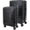 Tandem Palma Set 2 Maletas Expandibles Abs Cabina 30l Mediana 41l Ruedas 360° Cierre Combinación