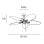 Ventilateur LedsC4 Phuket Design Boheme 5 Pales Sans Lumiere