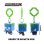 Llavero Magicbox Minecraft Backpack Hanger S4 Multicolor