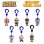 Llavero Magicbox Sonic Backpack Hangers S6 Aleatório