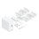 NAS de escritorio Ubiquiti 4 bahías ARM Cortex-A57 4GB USB-C 2.5GbE blanco