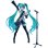 Figura de acción Hatsune Miku Blokees Fantastics Series Traje Oficial