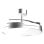 Deckenventilator Cecotec EnergySilence Aero 2440 LED 30W DC Edelstahl