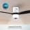 Deckenventilator Cecotec EnergySilence Aero 5600 Classic White&Black LED 52"