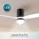 Deckenventilator Cecotec EnergySilence Aero 5600 Classic Black&White 52" LED