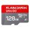 Speicherkarte Sandisk Ultra GO 128GB microSDXC UHS-I 190MB/s V10 Grau Rot