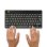 Tastatur R-Go Tools Compact Break Bluetooth ergonomisch QWERTY (PT) mit Pausensoftware
