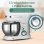 Robot de cozinha EMERIO KM-123117 5L 1000W branco inox