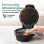 Gaufrier Emerio WM-131149 Coeur 1200 W Revêtement Antiadhésif Noir