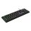 Teclado Wozinsky WKG-200 completo de membrana LED RGB USB com fio preto