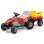 Trator Peg Perego Mini Tony Tigre 4 rodas Cinza Vermelho pedal exterior