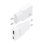 Carregador Aisens Ultra Fino GaN 20W USB-C PD3.0 QC4.0 USB-A QC3.0 Branco