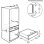 Cajón calientaplatos AEG OS7K10B Negro 1 cajón 595x139x535 mm