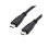 Kabel ROLINE RECYCLED MATERIAL 11.45.9053 USB-C 1 m 10 Gbit/s Schwarz