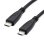Kabel ROLINE RECYCLED MATERIAL 11.45.9053 USB-C 1 m 10 Gbit/s Schwarz