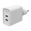 Carregador Mophie Speedport 45 45W GaN USB-C Duplo Branco