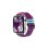 SaveFamily SaveWatch Plus 2 4G GPS 1,85" AMOLED Argent Bracelet Violet IP68 Pulsomètre SOS