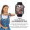 SaveFamily SaveWatch Plus 2 4G GPS 1,85" AMOLED Argento Cinturino Viola IP68 Cardio SOS