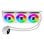 Wasserkühlung GameMax ICEBURG 360 DIGITAL WH 385mm 3 Lüfter LED