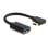 Kabel MicroConnect USB3.1CAF1.5BH-ANG USB 3.0 USB-C gewinkelt schwarz