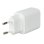 Ladegerät Deltaco USBC-AC159 35W 2 Ports USB-C USB-A Weiß