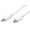 Kabel ROLINE 11.02.9126 USB-C USB-C 2.0 1 m Weiss