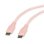 Kabel ROLINE 11.02.9122 USB-C USB 2.0 1 m Rosa Silikon