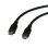 Kabel ROLINE 11.02.9120 USB-C 1 m USB 2.0 Schwarz Silikon