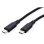 Kabel ROLINE 11.02.9120 USB-C 1 m USB 2.0 Schwarz Silikon