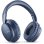 Auriculares Music Sound BOOST sem fios Bluetooth 3 modos EQ Microfone Dobráveis Azul