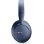 Auriculares Music Sound BOOST sem fios Bluetooth 3 modos EQ Microfone Dobráveis Azul