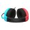 Auriculares Turtle Beach Airlite Fit com fio, cancelamento de ruído, microfone dobrável, preto azul vermelho